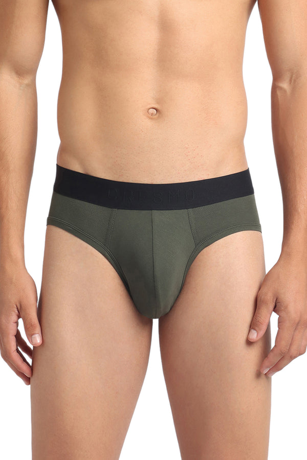 Fusion Brief Pack of 3 Combat, El vino, & Escapade (Bottle Green, Maroon,& Teal Green)