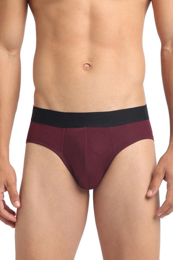 Fusion Brief Pack of 2 El vino & Mulberry (Maroon & Purple)
