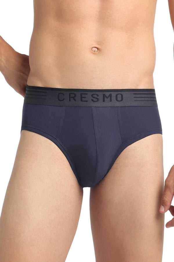 Civic Brief Pack of 3 Slate Stone-Cosmos-Intent Black (Dark Grey, Navy Blue, Black)