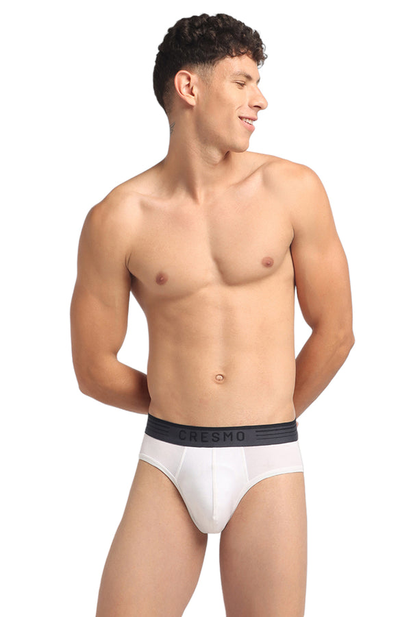 Civic Brief Daily White (White)