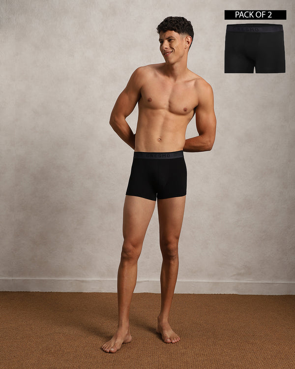 Civic Trunk Pack of 2 Slate stone & Intense Black (Dark Grey & Black)