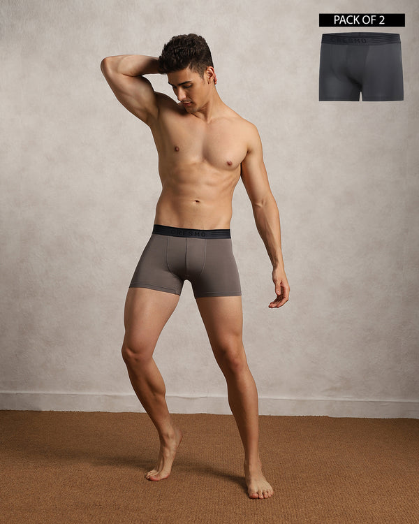 Civic Trunk Pack of 2 Slate Stone & Shinning Armour (Dark Grey & Ash Grey)