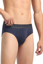 Civic Brief Pack of 2 Daily White-Cosmos (White-Navy Blue)